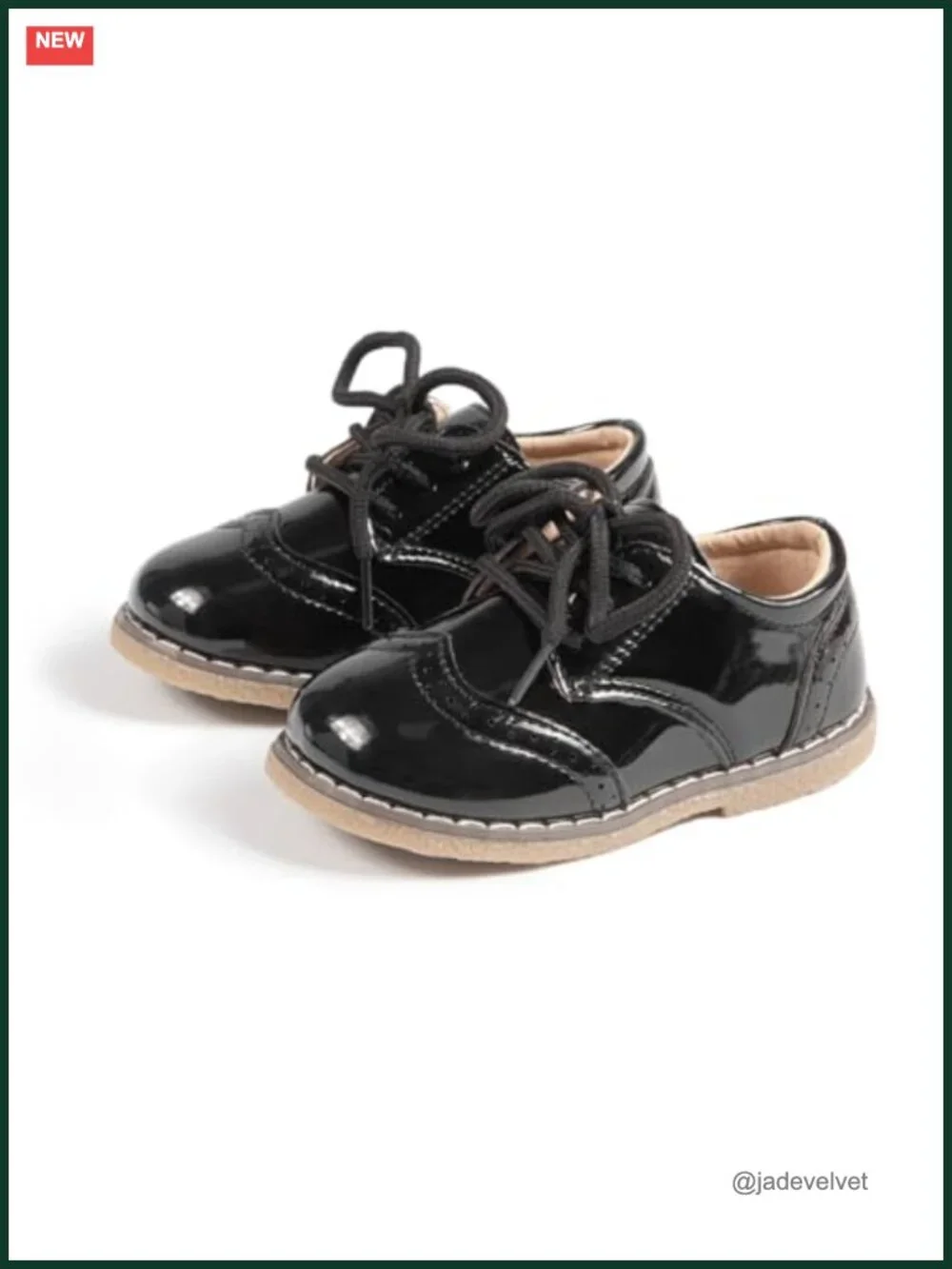 Kids Oxford Dress Shoes Faux Leather Lace-Up Formal Casual School Uniform